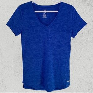Blue Athletic Works V-neck T-Shirt